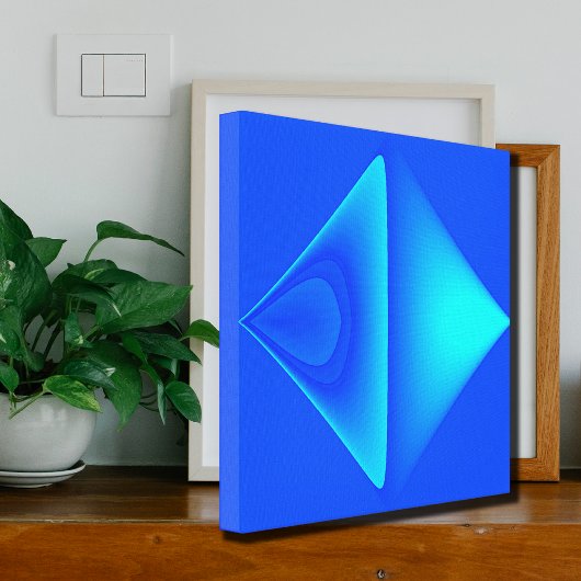 Abstraktion von Wasser Leinwanddruck