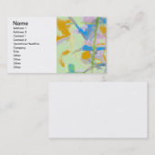 Abstraktion von Wasserfarben nach Maß Visitenkarte (Vorne/Hinten)