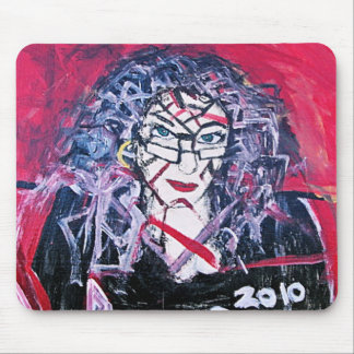 ABSTRAKTION VON WILD HAIR MOUSEPAD
