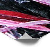 ABSTRAKTION VON WILD HAIR POSTER (Ecke)