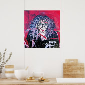 ABSTRAKTION VON WILD HAIR POSTER (Küche)