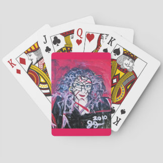ABSTRAKTION VON WILD HAIR SPIELKARTEN