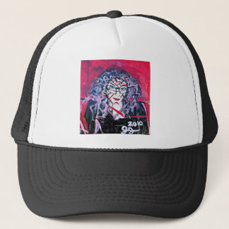 ABSTRAKTION VON WILD HAIR TRUCKERKAPPE
