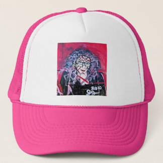 ABSTRAKTION VON WILD HAIR TRUCKERKAPPE