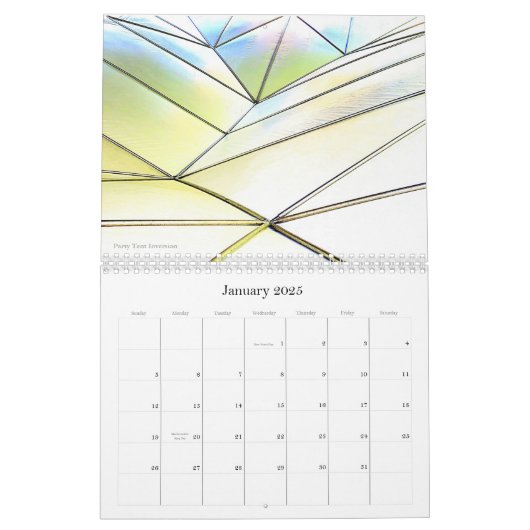 Abstraktionen 2026, Ein Kalender von Liza Dey (Jan 2025)