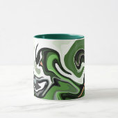 Abstraktionen grüner Harmonie Tasse (Zentrum)