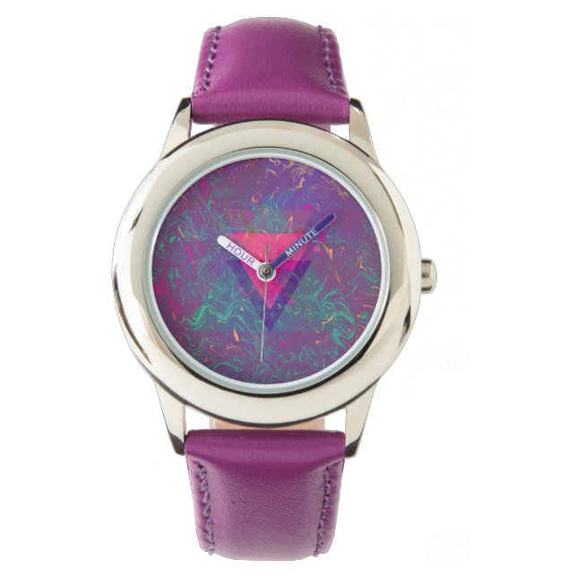 Abstraktionsverlust Armbanduhr (Vorderseite)