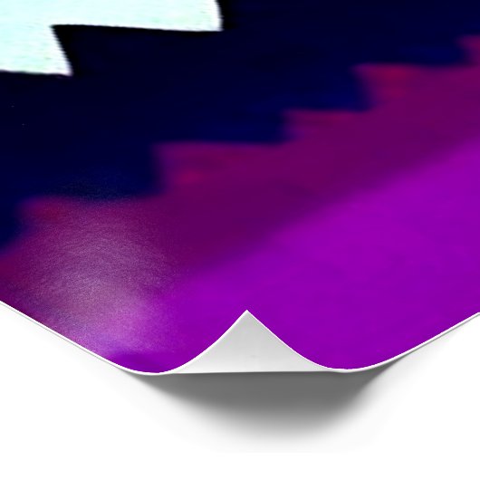 Abstraktum Landschaft 20 Poster (Ecke)