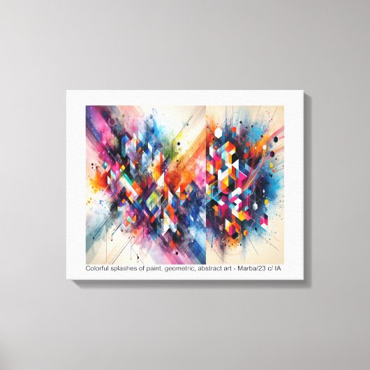 ABSTRATO - impressão em tela Leinwanddruck (Vorderseite)