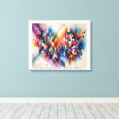 ABSTRATO - impressão em tela Leinwanddruck (Insitu (Holzboden))