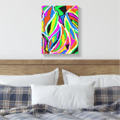 Abstrato Rústico Leinwanddruck (Insitu (Schlafzimmer))