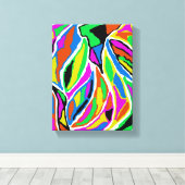 Abstrato Rústico Leinwanddruck (Insitu (Holzboden))