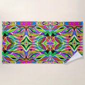 Abstrato Rústico Strandtuch (Vorderseite)