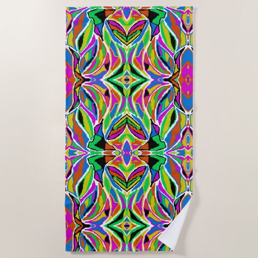 Abstrato Rústico Strandtuch (Vorderseite)