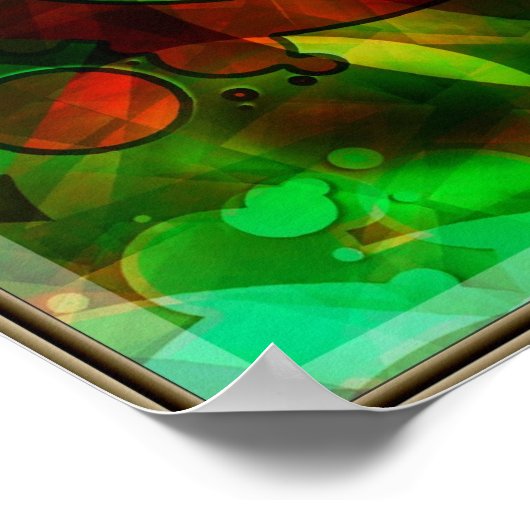 Abstrax'delic Poster (Ecke)