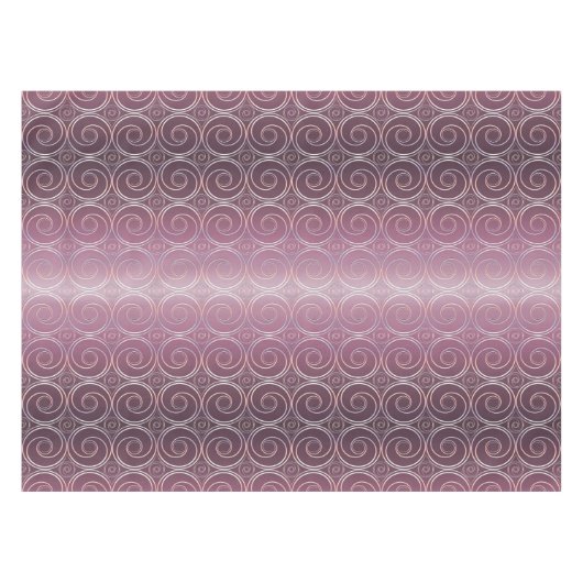 abstrct Strudel Tischdecke (Vorderseite (Horizontal))