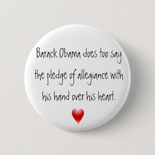 Abstrich: Überreichen Sie Herz Button (Vorderseite)