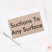 Abstriche an einer beliebigen Oberfläche Rechteckiger Aufkleber (Umschlag)