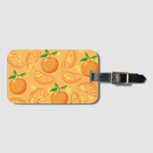 Abstriche des Orange-Gepäckanhängers Gepäckanhänger (Vorderseite (Horizontal))