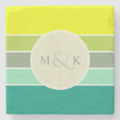 Abstufungens-Farbpalette 001 Steinuntersetzer (Vorderseite)