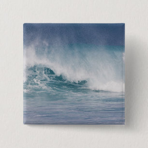 Absturz der Blauen Welle, Maui, Hawaii, USA 3 Button