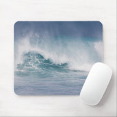 Absturz der Blauen Welle, Maui, Hawaii, USA 3 Mousepad (Mit Mouse)