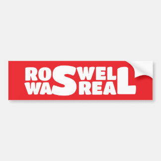 Absturz des außerirdischen Raumschiffs in Roswell Autoaufkleber