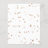 Absturz in Liebe Budget Kinderdusche Einladungen Flyer (Hinten)