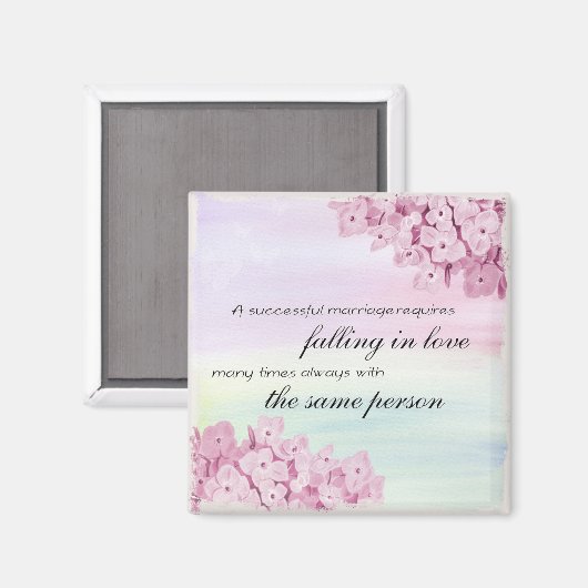 Absturz in Liebe Magnet (Vorderseite/Rückseite)