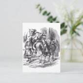 Absturz Postkarte (Stehend Vorderseite)