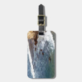 Absturz von Meereswellen Gepäckanhänger (Vorderseite vertikal)