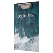 Absturz von Meereswellen Klemmbrett (Links)