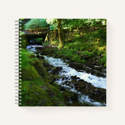 Absturz von Wahkeena Falls, OR Notizblock (Vorderseite)