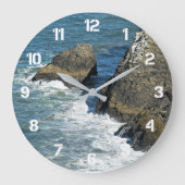 Abstürze an der felsigen Küste Große Wanduhr (Vorderseite)