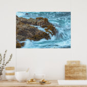 Abstürze an der Rocky Shoreline Poster (Küche)