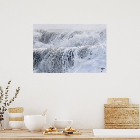 Abstürze im Winter Poster (Küche)