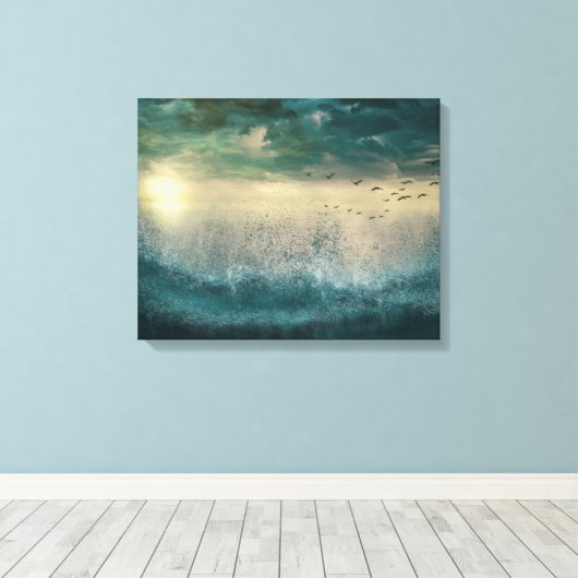 Abstürze Leinwanddruck (Insitu (Holzboden))