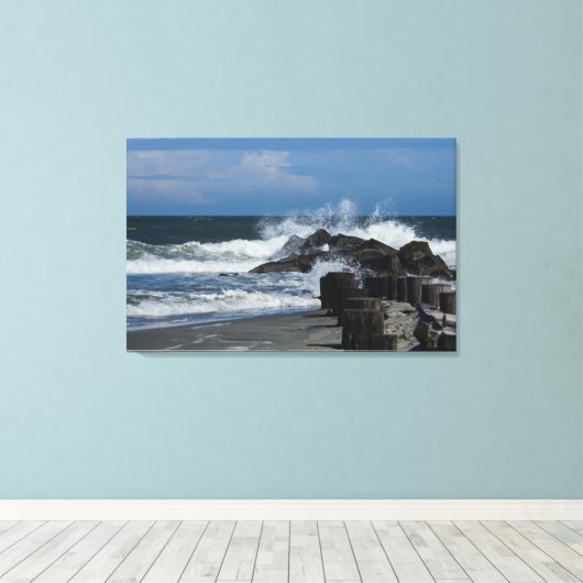 Abstürze Leinwanddruck (Insitu (Holzboden))