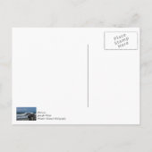 Abstürze Postkarte (Rückseite)