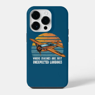 Abstürze sind unerwartete Landungen Funny RC Flugz iPhone 14 Pro Hülle