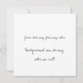 Abstürze von Wellen am Sandy Beach Einladung (Rückseite)