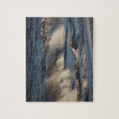 Abstürzen der Atlantikwellen am Strand Puzzle (Vertikal)