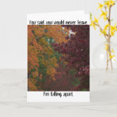 Absturzkarte Karte (Gelbe Blume)