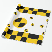 Absturzprüfzeichen Geschenkpapier (Ungerollt)