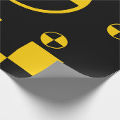 Absturzprüfzeichen Geschenkpapier (Ecke)