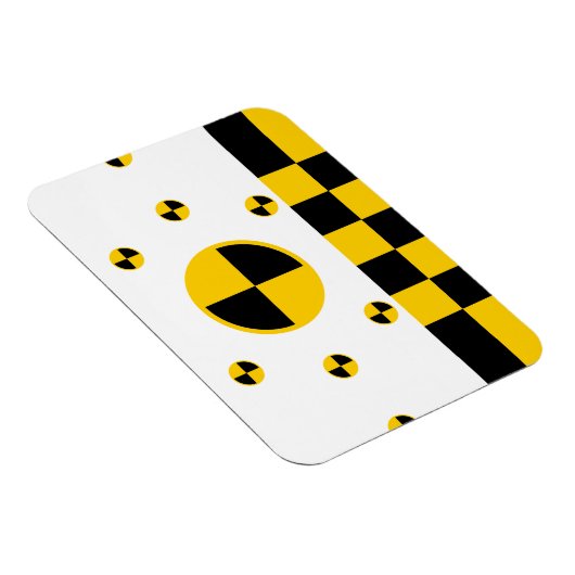 Absturzprüfzeichen Magnet (Rechte Seite)