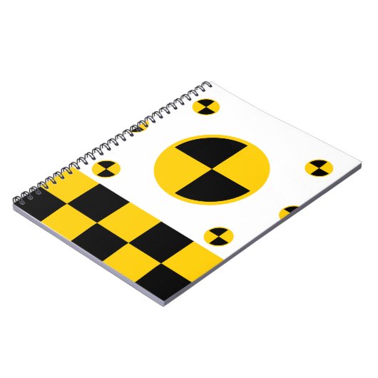 Absturzprüfzeichen Notizblock (Linke Seite)