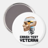 Absturztest Veteran Magnet (Vorderseite/Rückseite)