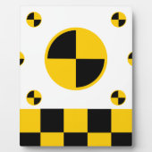 Absturztestmarkierungen fett fotoplatte (Vorderseite)