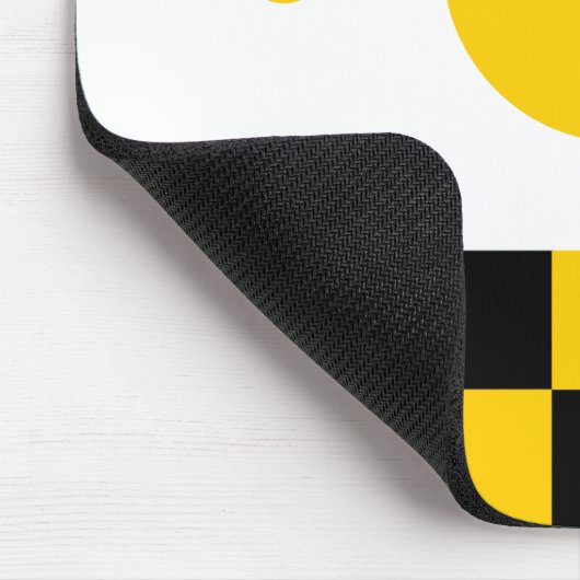 Absturztestmarkierungen fett mousepad (Ecke)